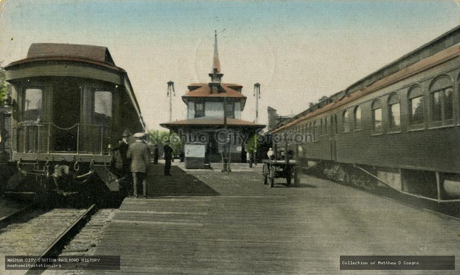 Postcard: Boston & Maine Station, Sanbornville, New Hampshire